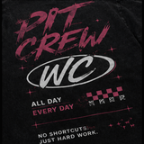 Pit Crew Tee back graphic detail